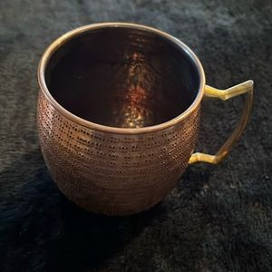 Storehouse Entertain Hammered Copper Barrel Mug